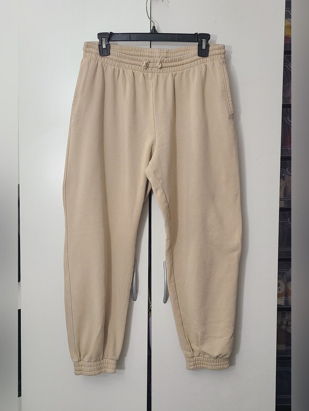 Divided Beige Elastic Waist Joggers